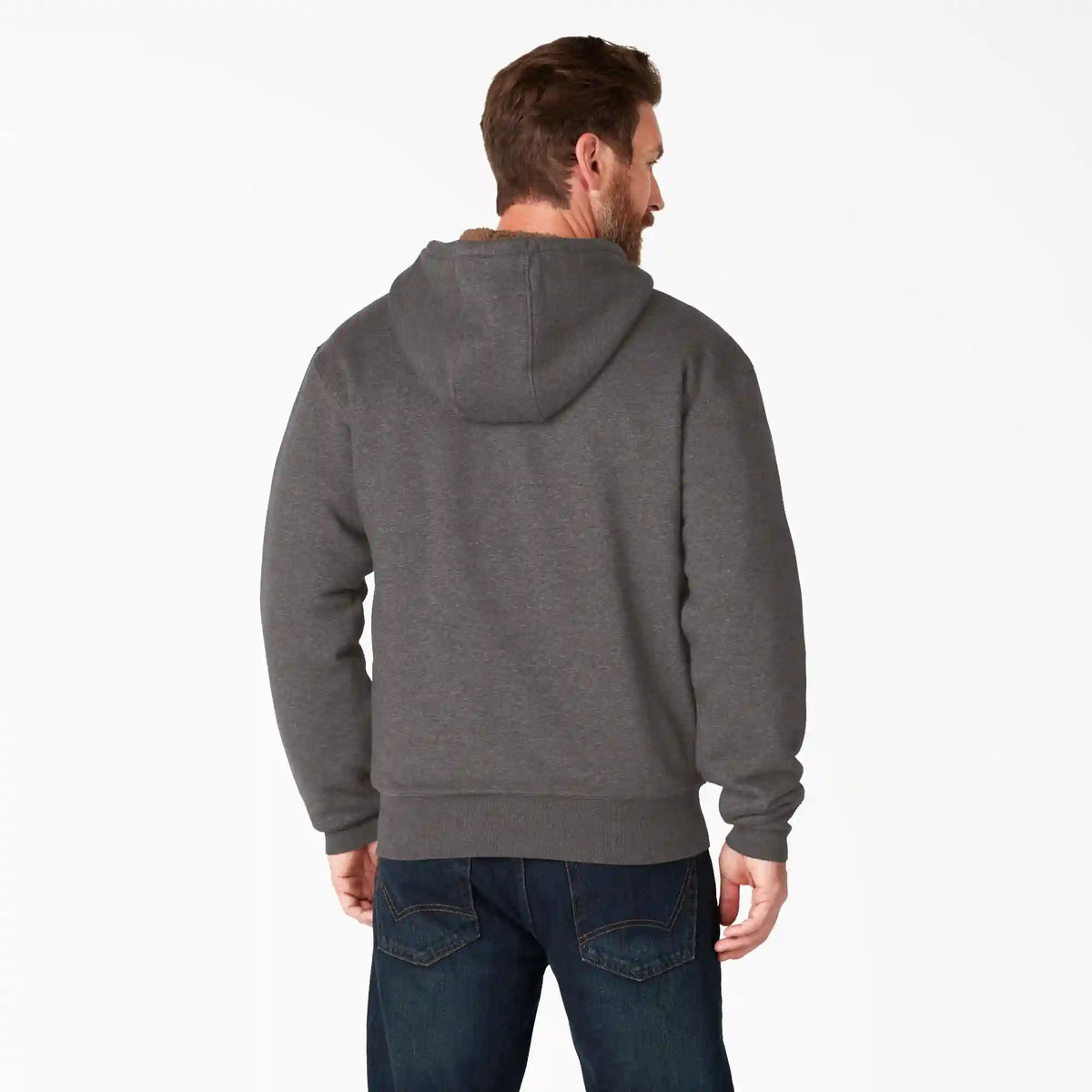 High Pile Fleece Lined Full Zip Hoodie