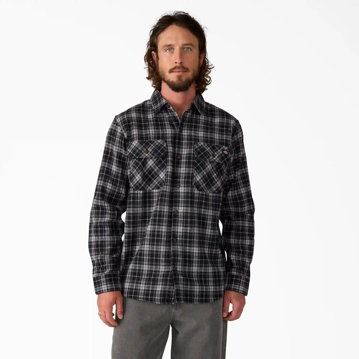 Long Sleeve Flannel Work Shirt